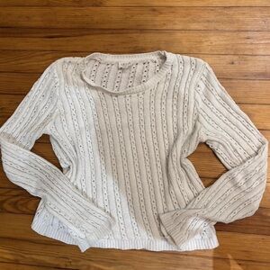 Le Lis Ivory Knit Sweater
